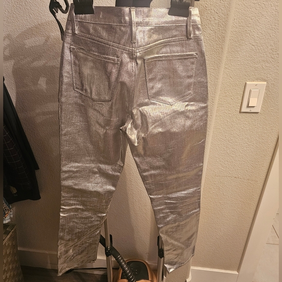 frame le sylvie jeans silver metallic - Picture 8 of 8